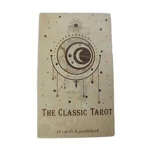 Classic Rider-Waite Tarot Deck 78 Cards Guidebook New Sealed 4" x 2.5"